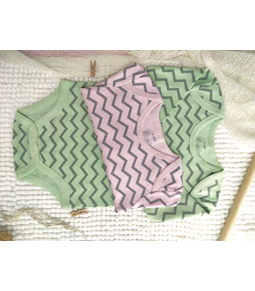 CONYBIO ONESIES - ZIG ZAG SET OF 02