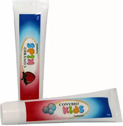 Conybio Kids Toothpaste (Strawberry & Bubblegum) Toothpaste (100 g, Pack of 2)