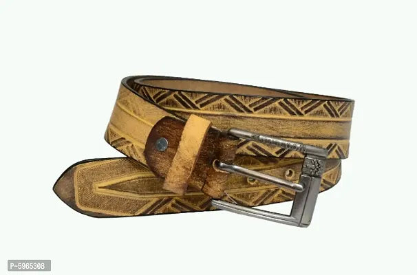 caretime DULL FINISH LEATHER BELT