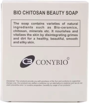 Conybio FIR Chitosan Beauty Soap - Natural Ingredients for Radiant Skin