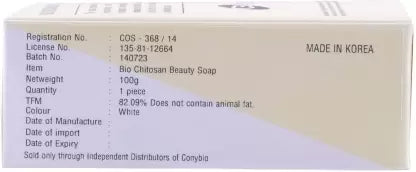 Conybio FIR Chitosan Beauty Soap - Natural Ingredients for Radiant Skin