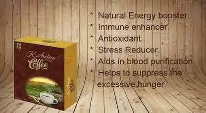 K-Arabica Golden Coffee: Boost Metabolism and Strengthen Immunity [20Sachets x 3gms]