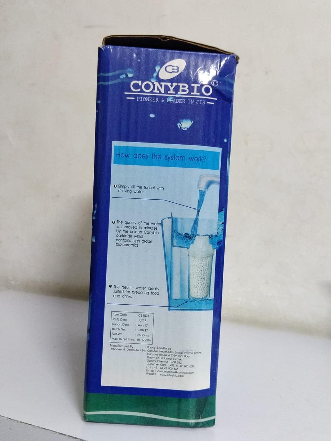 CONYBIO Water Pot - Enjoy Bacteria-Free FIR-Activated Hydration