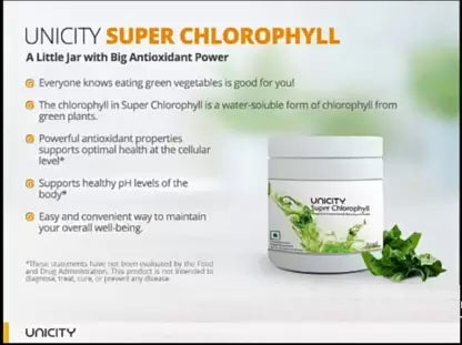 unicity chlorophyll 100 gram fresh pack