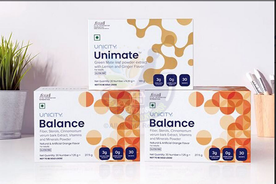 UNICITY FEEL GREAT SET OF 1 (ONE MONTH COURSE) (2 BOX BALANCE 30+30=60 ,1 BOX  UNIMATE 30 SACHETS PACAKGE)in