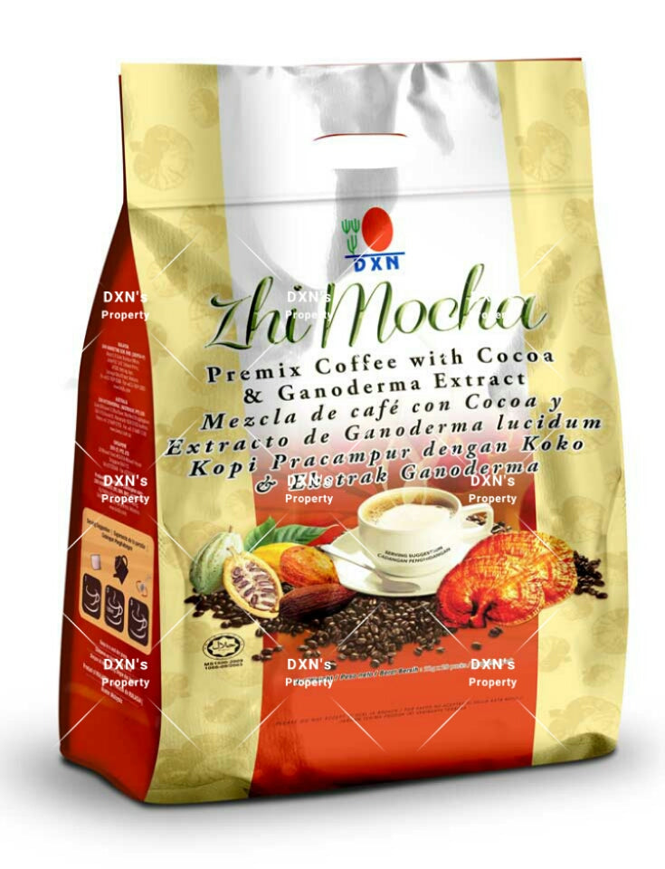 DXN Zhi Mocha - Coffee Infused with Ganoderma and Cocoa