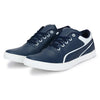 Blue  White Lace-Up Self Design Casual Shoes For Men's