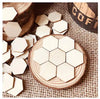 Blank Hexagonal Shape Wooden Laser Cut For Decoration Products (Pack Of 50)
