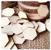Blank Hexagonal Shape Wooden Laser Cut For Decoration Products (Pack Of 50)