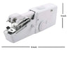 ZOOM TECH Sewing Machine Electric Handheld Sewing Machine Mini Handy Stitch Portable Needlework Cordless Handmade DIY Tool Clothes Portable