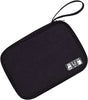 Travel Electronic Organizer Bag Cable Organizer Case Portable Digital Storage Bag for Electronic Accessories (Black)