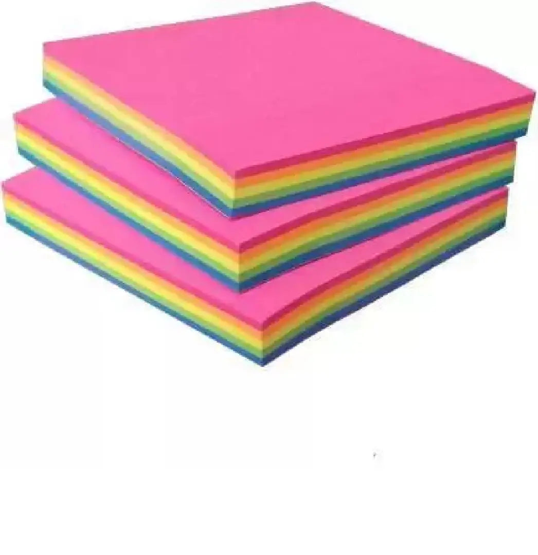 Jkk  Bright Self- Adhesive Sticky notes pads 300 sheets in 5 colours