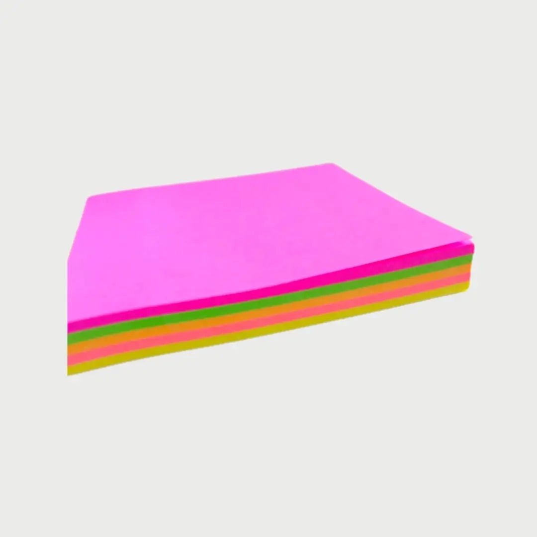 Jkk  Bright Self- Adhesive Sticky notes pads 300 sheets in 5 colours