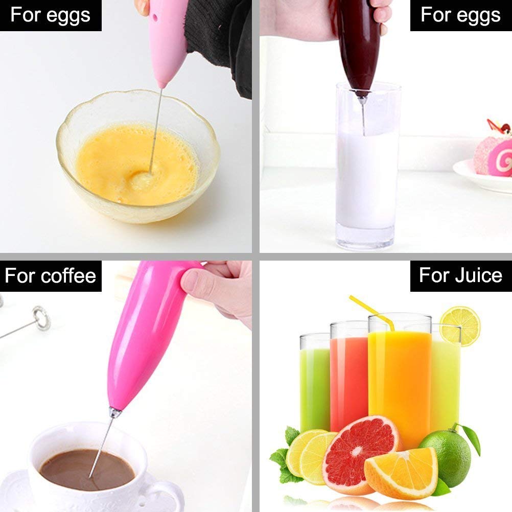 Hand Blender Mixer Froth Whisker Latte Maker for Milk Coffee Egg Beater Juicer, lassi Maker