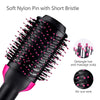 One Step Hair Dryer & Volumizer Salon Hot Air Paddle Styling Brush Negative Ion Generator Hair Straightener Curler askddeal.com