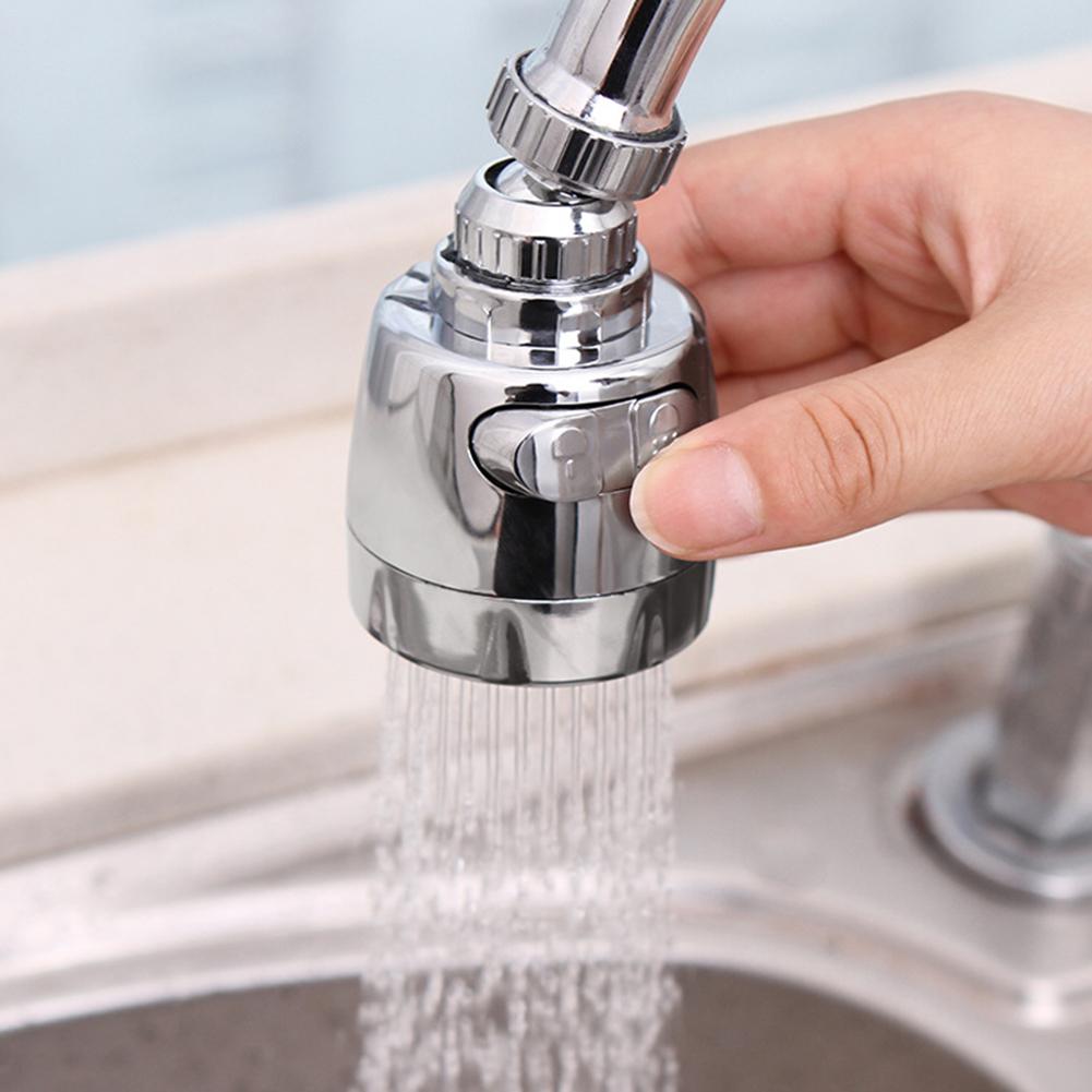 Innovative Stainless Steel Turbo Flex 360 Kitchen Faucet ABS + Stainless Steel Splash-Proof Universal Tap Shower