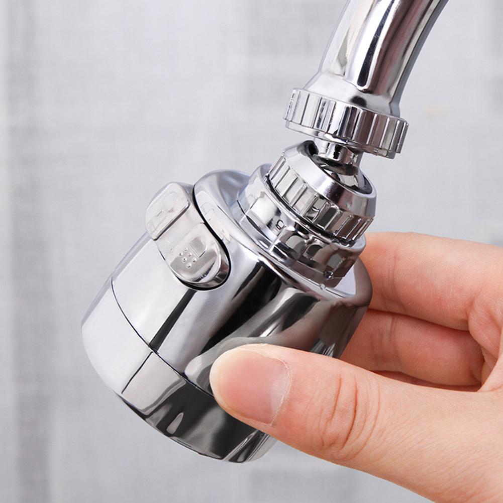 Innovative Stainless Steel Turbo Flex 360 Kitchen Faucet ABS + Stainless Steel Splash-Proof Universal Tap Shower