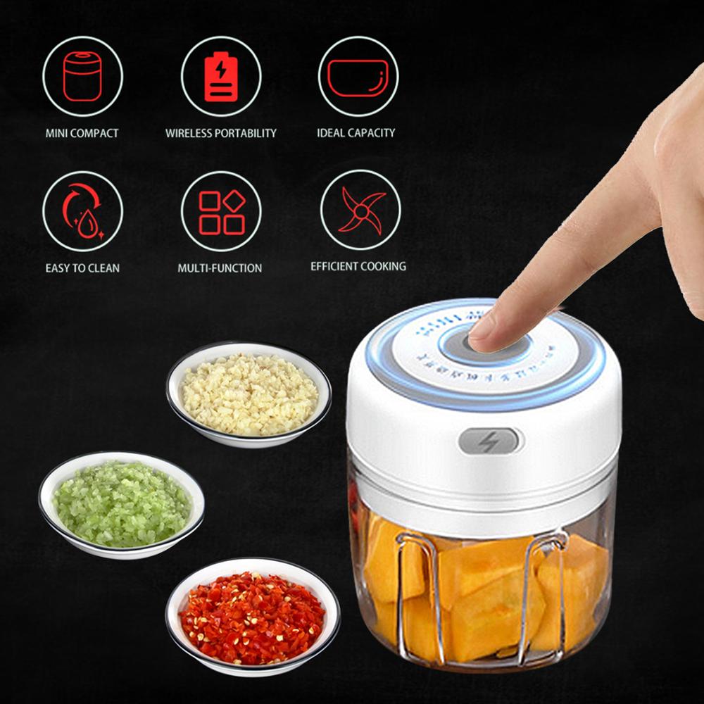 Electric Food Crusher Mini Garlic machine | Vegetable Crusher & Chopper For Kitchen