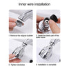 Innovative Stainless Steel Turbo Flex 360 Kitchen Faucet ABS + Stainless Steel Splash-Proof Universal Tap Shower